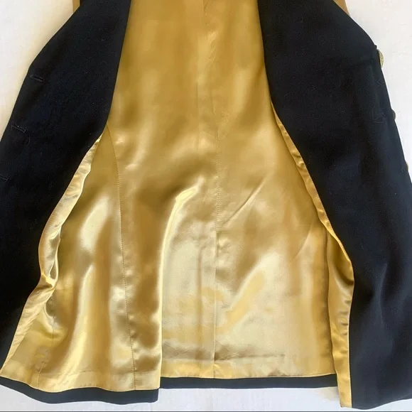 Vintage Escada Laurel Military Vest with gold embellishment embroidered - Picture 9 of 9